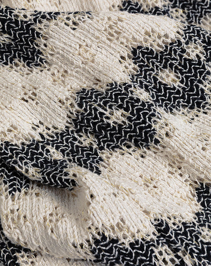 EMBER FLOWER CROCHET PANTS ZWART