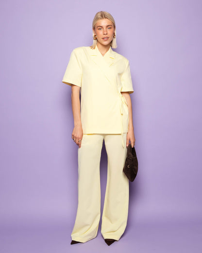 ZOEY STRAIGHT LEG PANTALON TALL BOTERGEEL