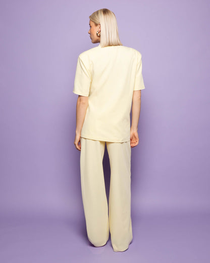 ZOEY STRAIGHT LEG PANTALON TALL BOTERGEEL