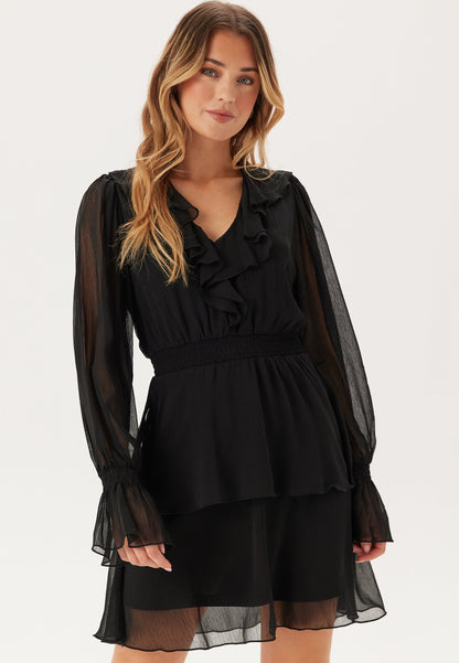 Valeria™ – Vestido con Escote en V y Volantes