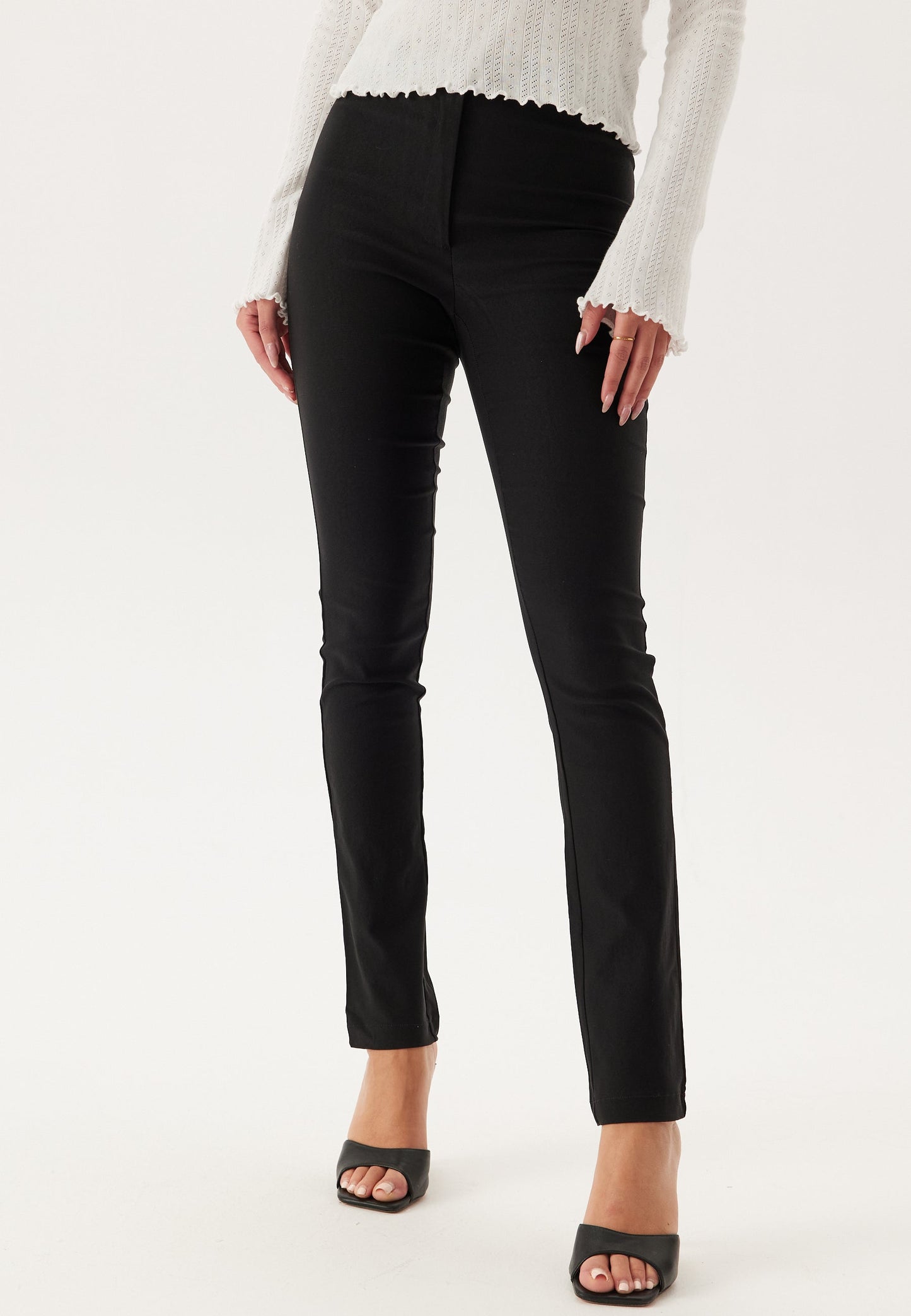 Lucia™ – Pantalón Bengalina de Cintura Alta