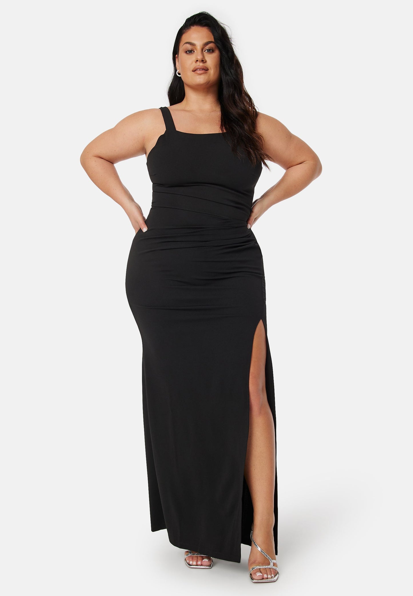 Vestido de Cuello Cuadrado