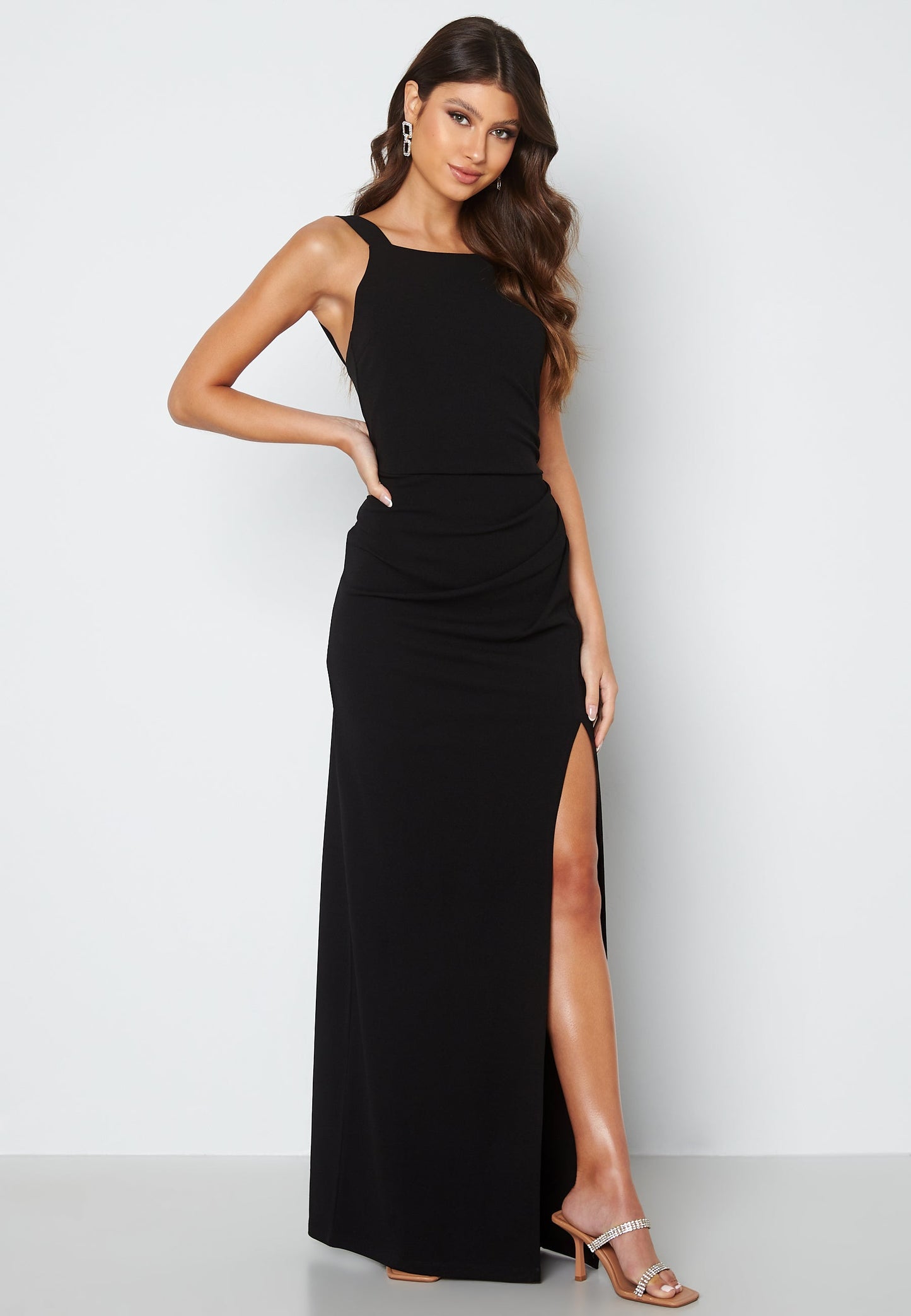 Vestido de Cuello Cuadrado