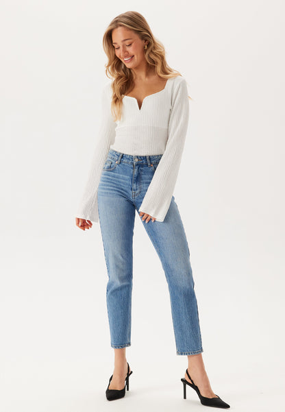 Top de cuello en V
