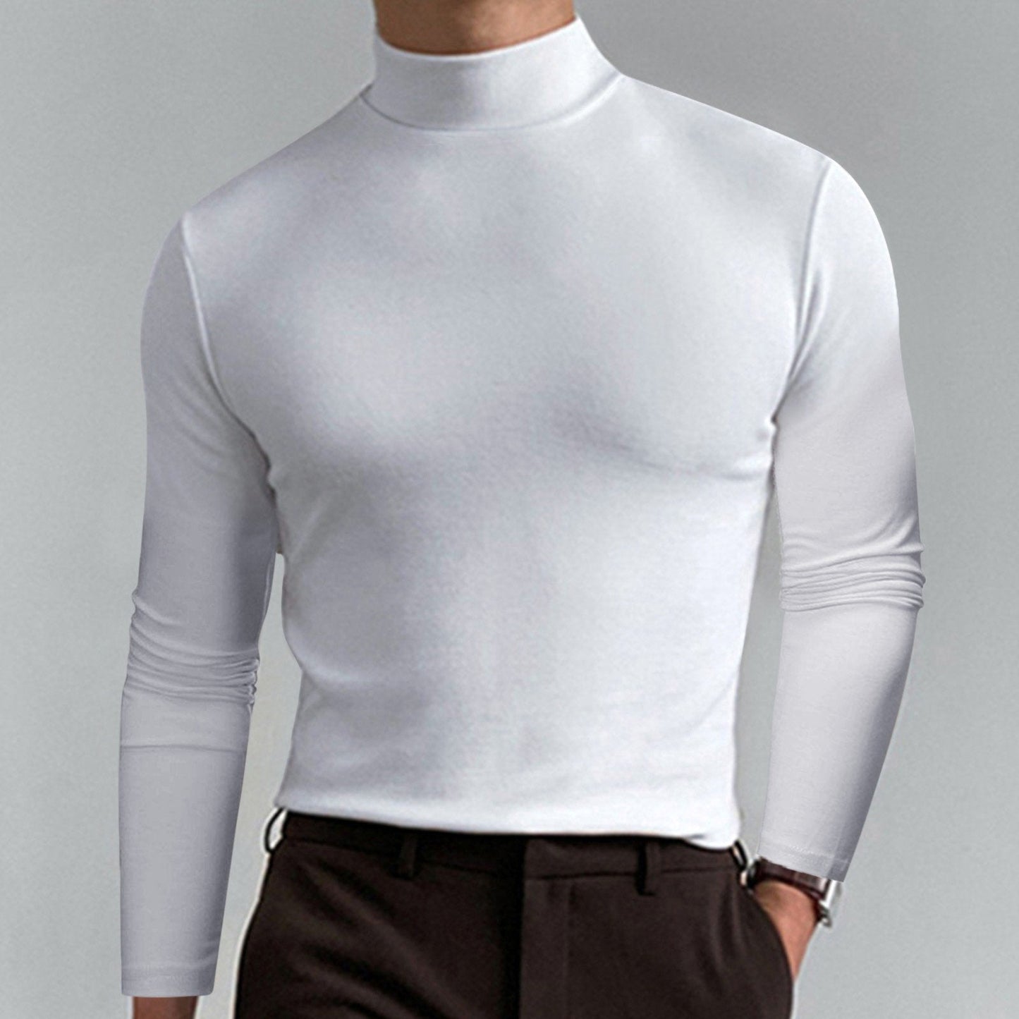 Camiseta de cuello alto