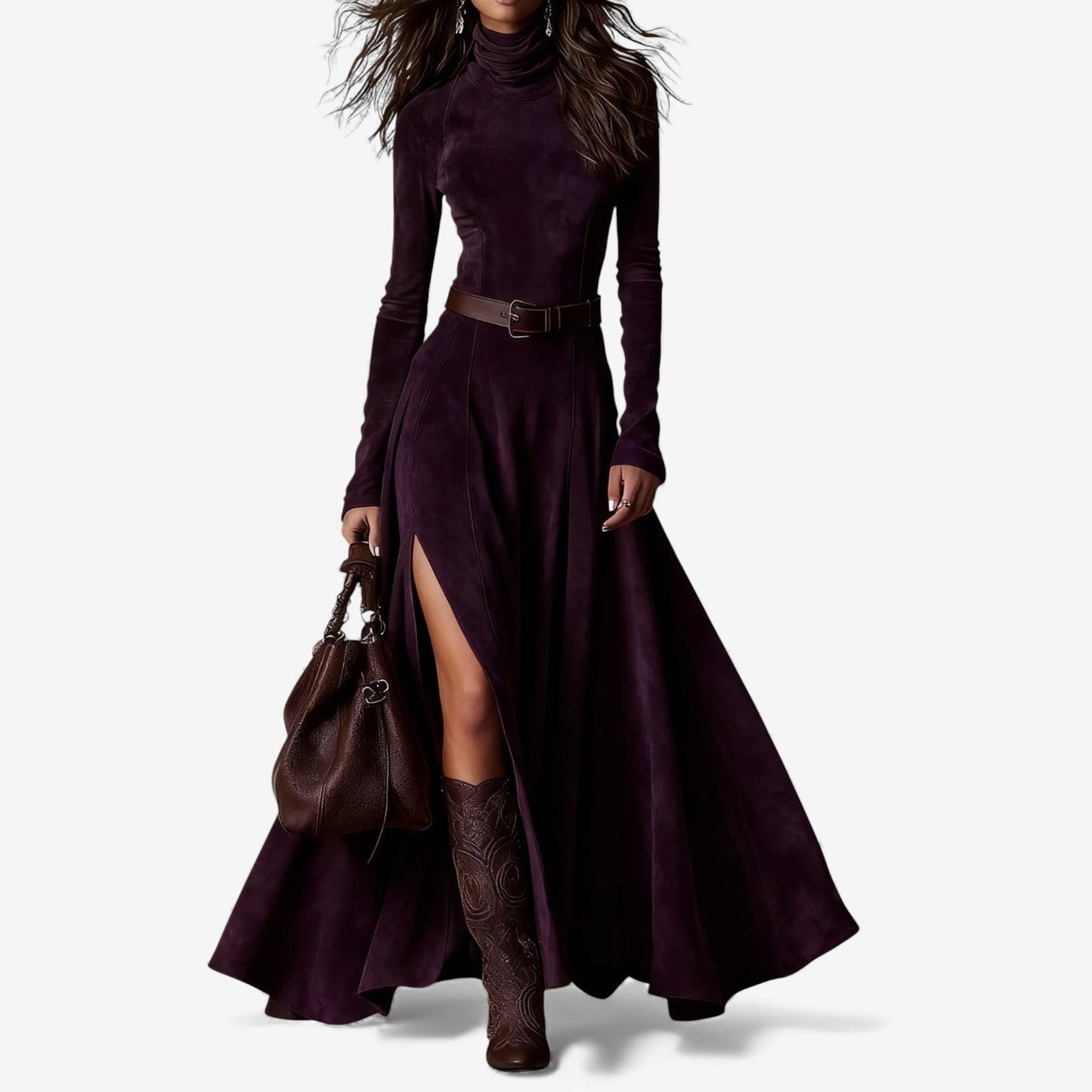 VESTIDO LARGO Y ELEGANTE