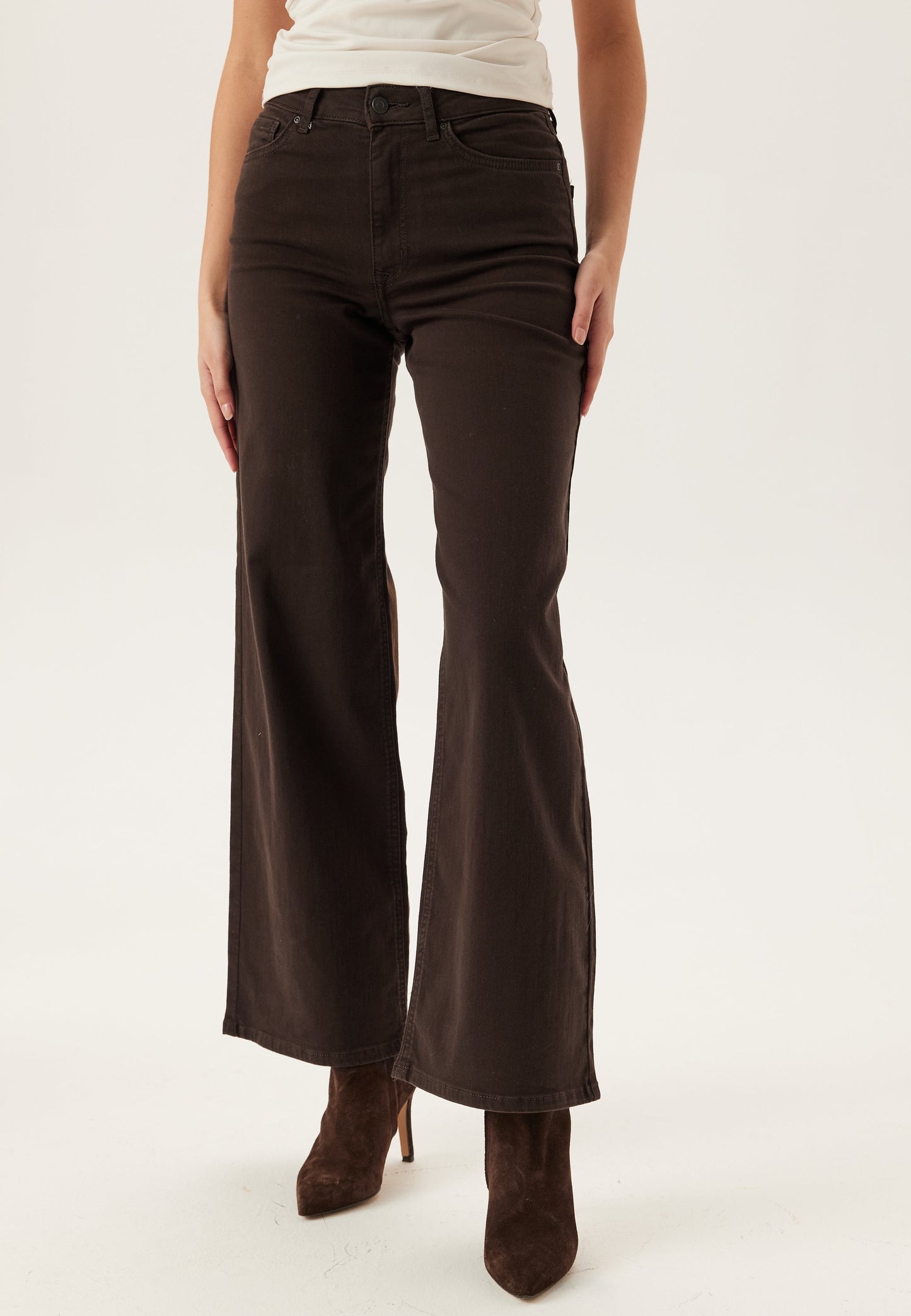 Onlmadison Blush Hw Wide Brown