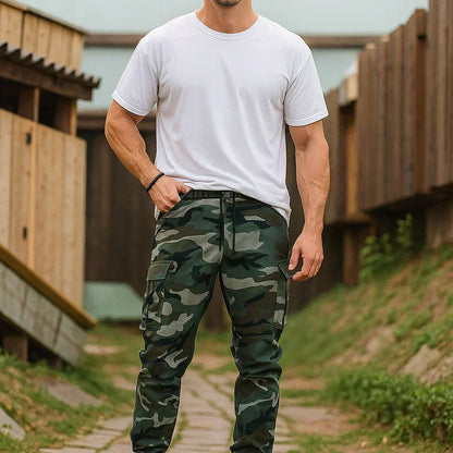 Pantalones de camuflaje de alta calidad para hombre.
