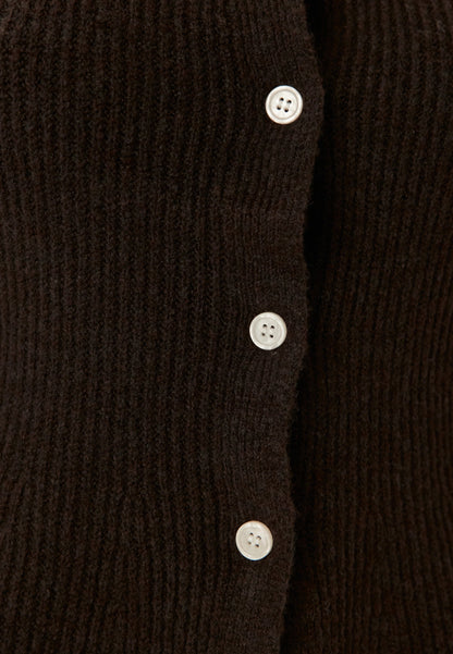 Pcsilly Ls Puff Knit Cardigan