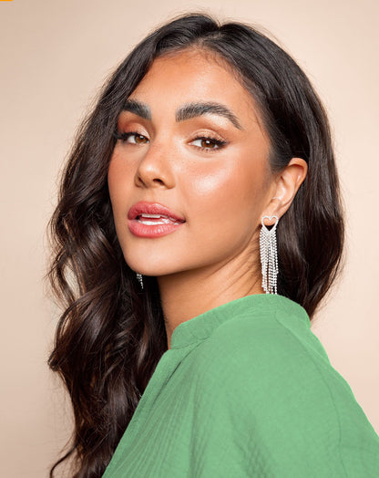 HEART STRASS EARRINGS