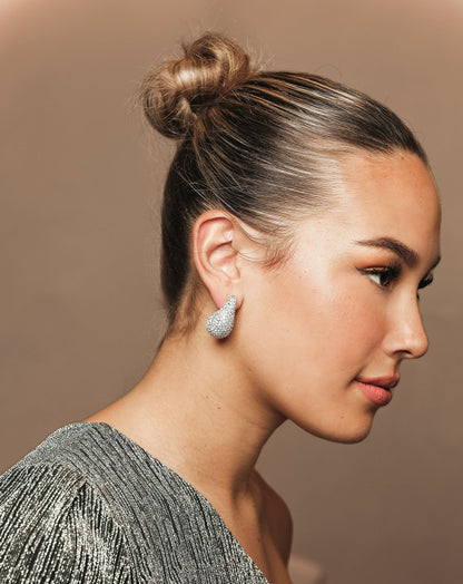 DIAMOND TEARDROP EARRINGS