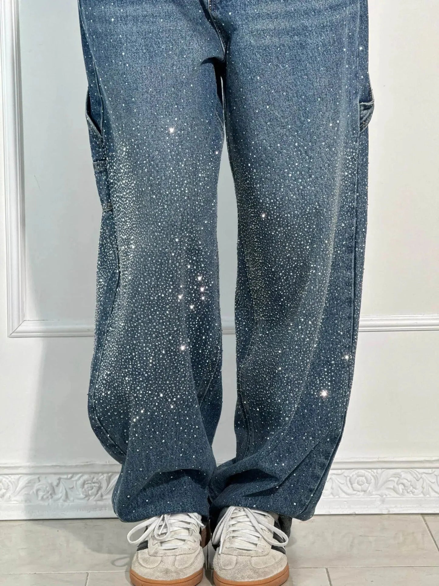 Pantalones vaqueros anchos tipo cargo Jeremy Sparkling