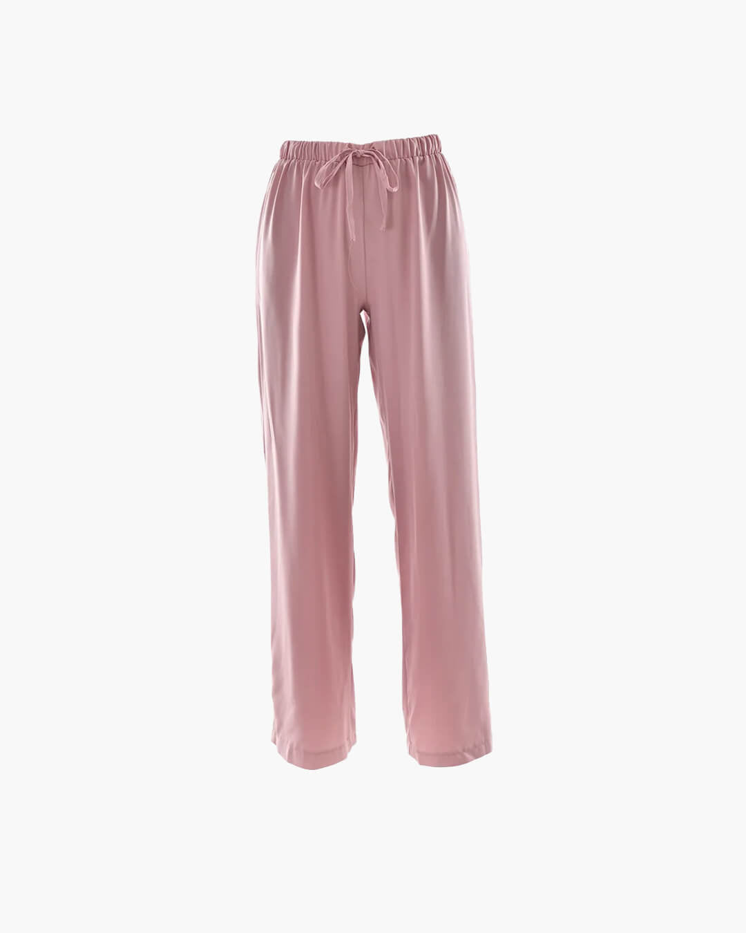 Pantalones anchos de satén de talle alto Norma