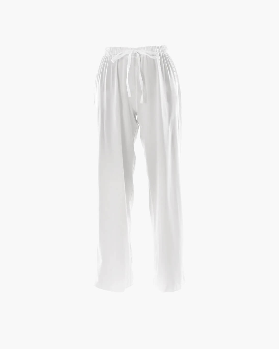 Pantalones anchos de satén de talle alto Norma