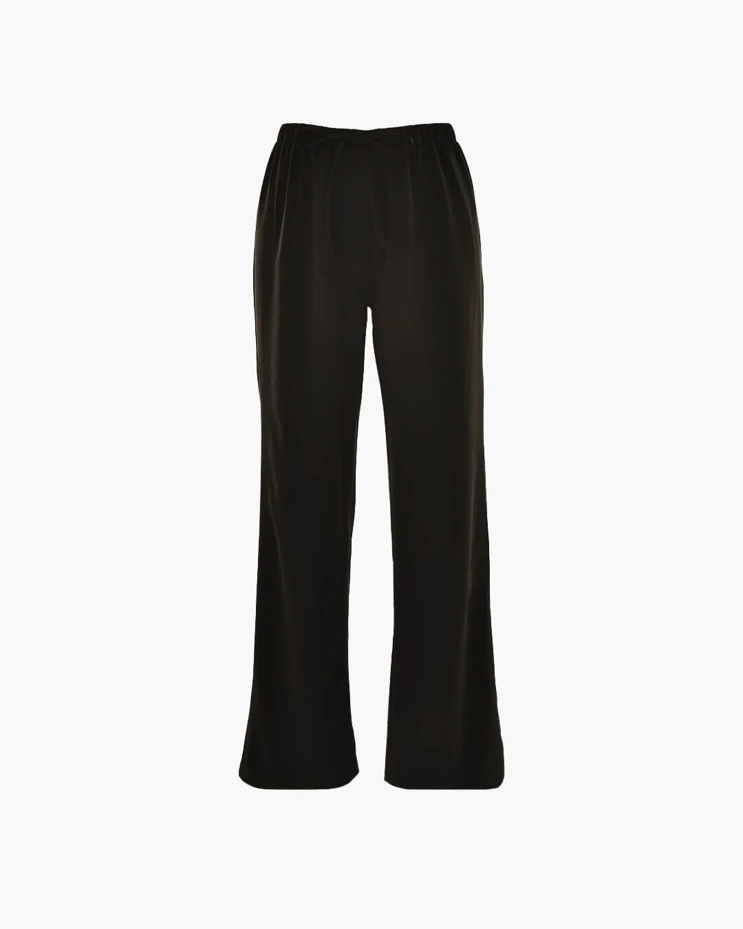 Pantalones anchos de satén de talle alto Norma