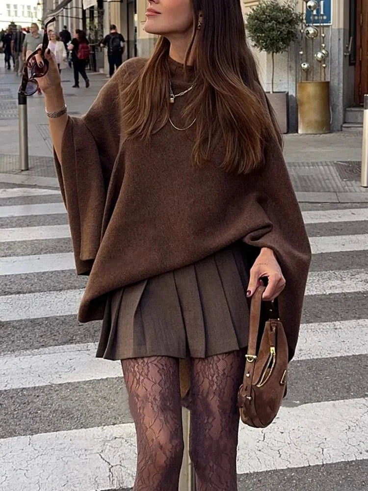 Poncho de punto Andrea