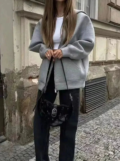 Sudadera con cremallera Eveline
