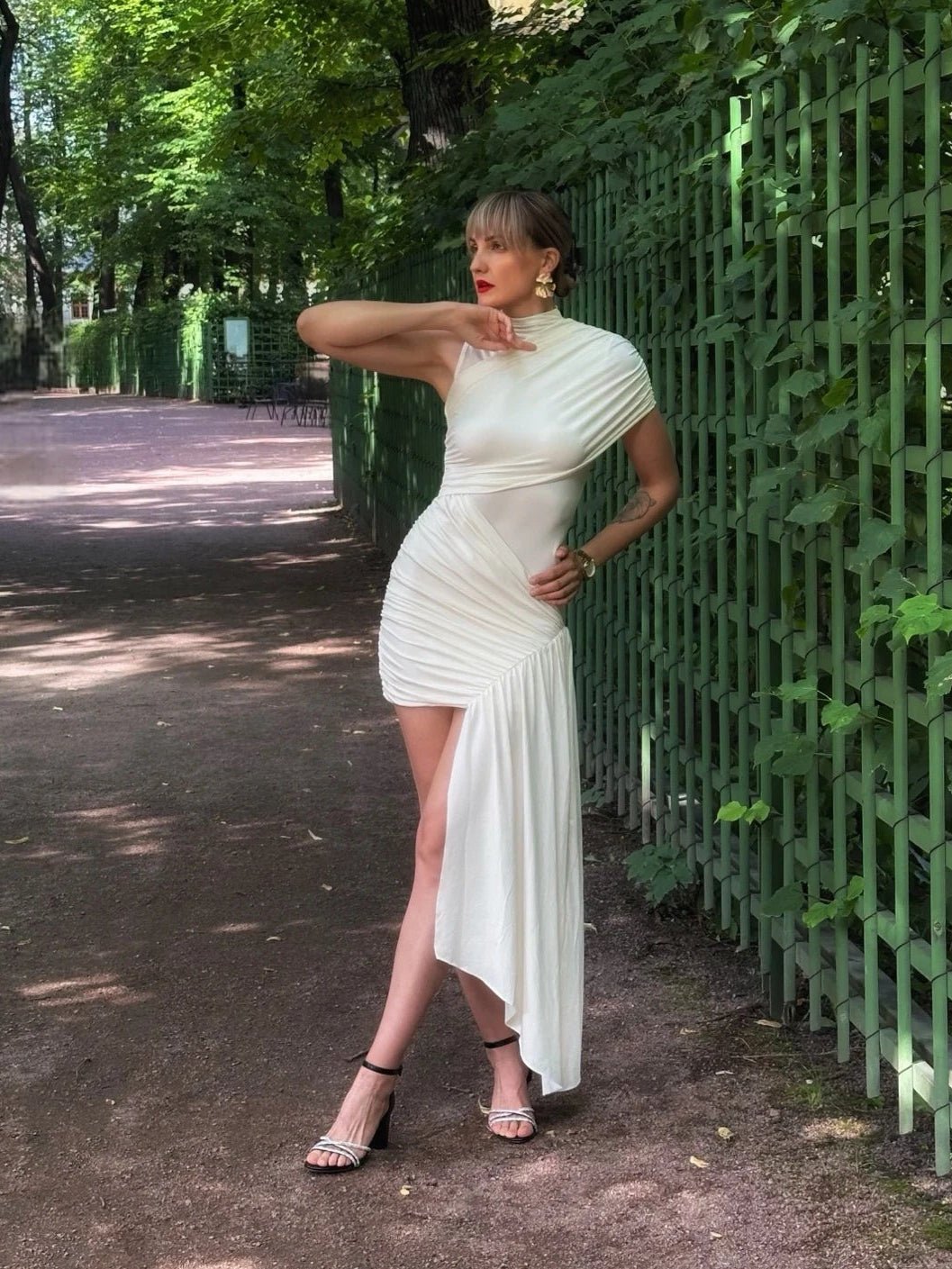 Vestido mini con volantes Dana