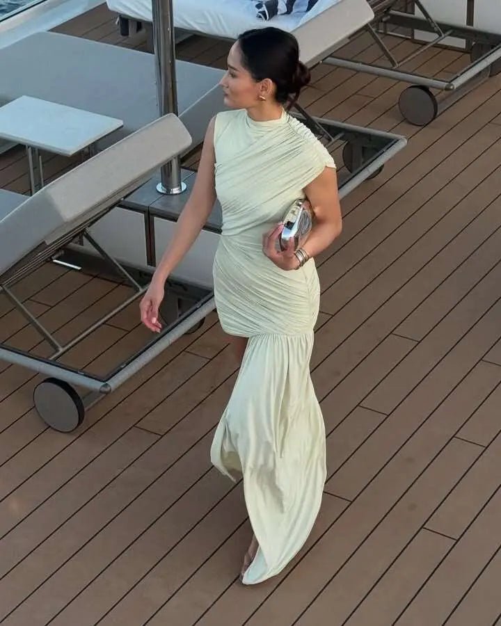 Vestido mini con volantes Dana