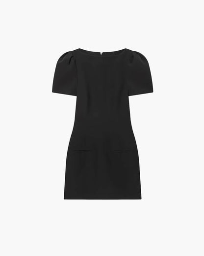 Vestido mini Darcy de manga abullonada