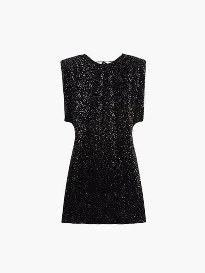 Vestido Mini Gillian Glitter