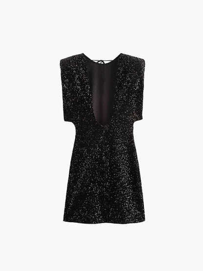 Vestido Mini Gillian Glitter