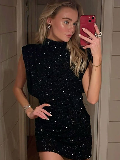 Vestido Mini Gillian Glitter