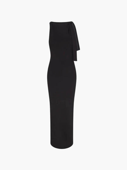 vestido largo Kylie anudado