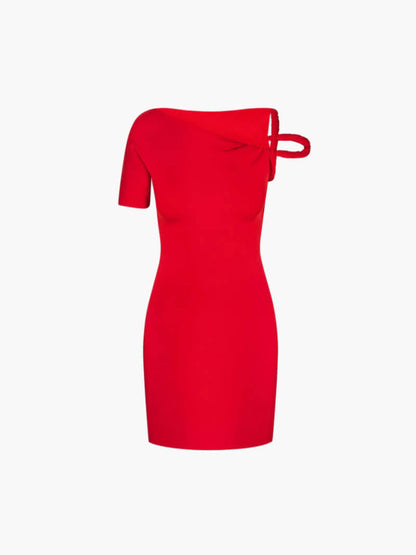 Kylie mini vestido retorcido