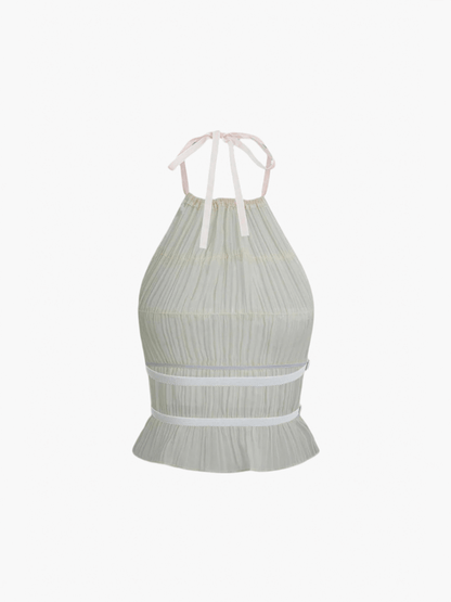Conjunto de dos piezas Valerie con detalles de volantes