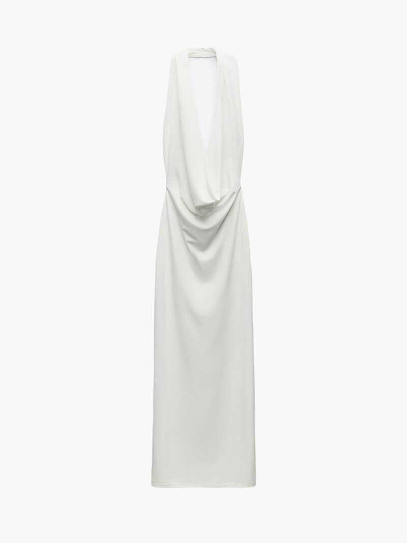 Vestido maxi Venice de escote pronunciado en V