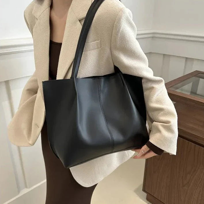 Bolso tote de piel Calista