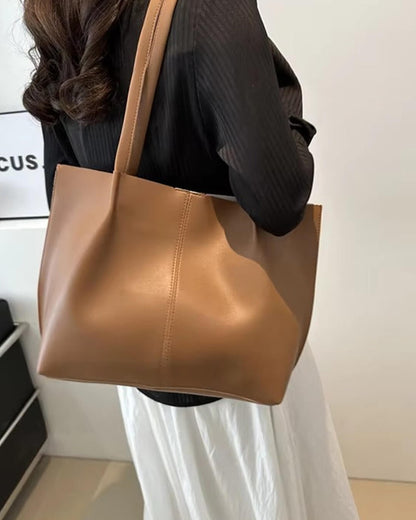 Bolso tote de piel Calista