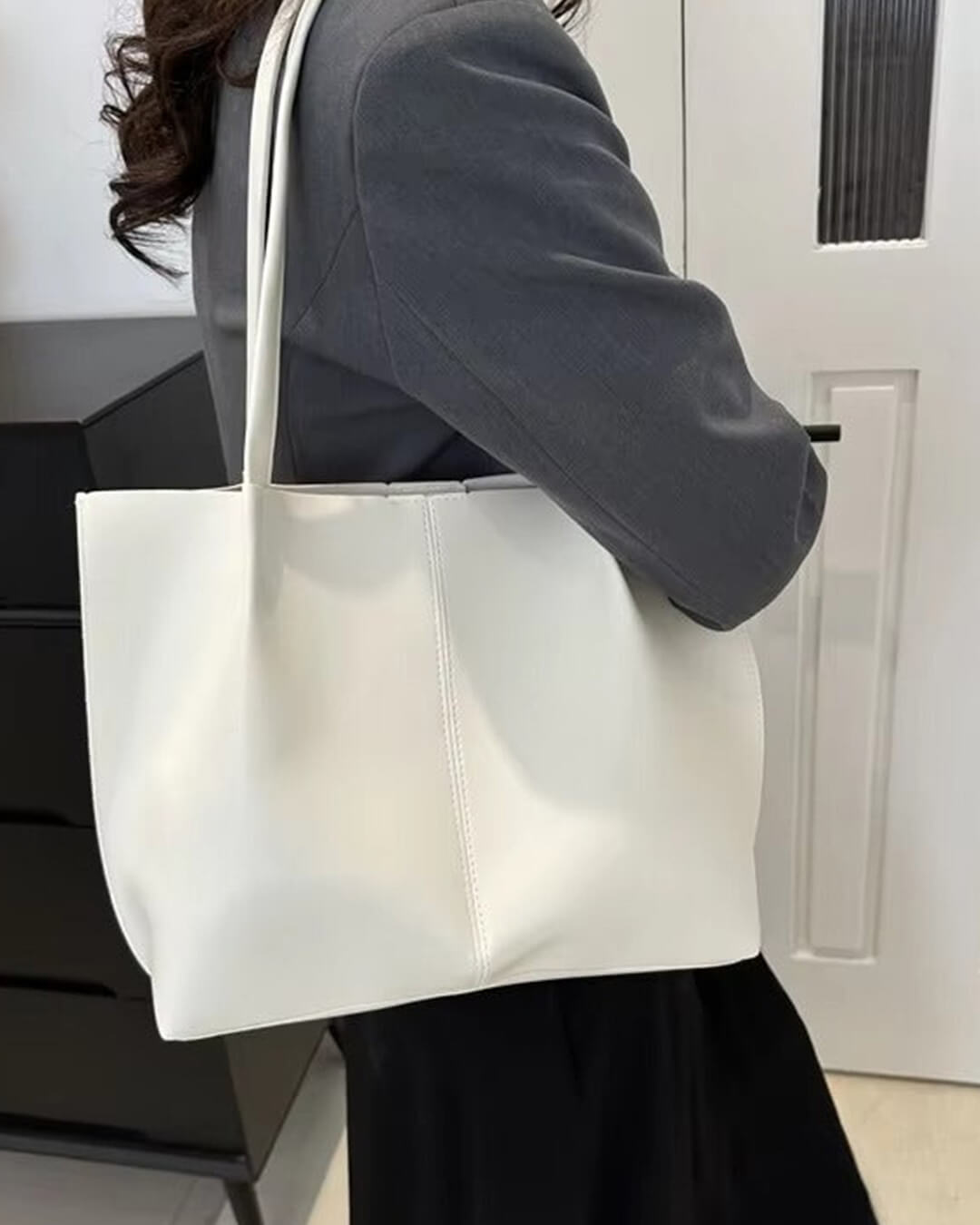 Bolso tote de piel Calista