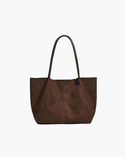 Bolso Tote de Ante Cheska con Estuche