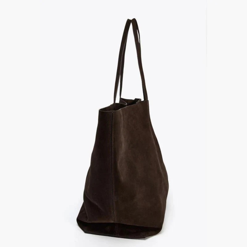 Bolso Tote Grande de Gamuza
