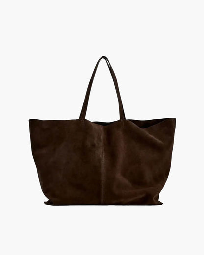 Bolso Tote Grande de Gamuza