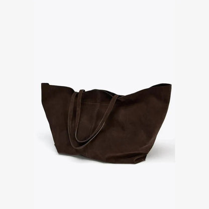 Bolso Tote Grande de Gamuza