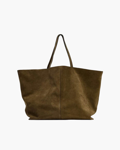 Bolso Tote Grande de Gamuza