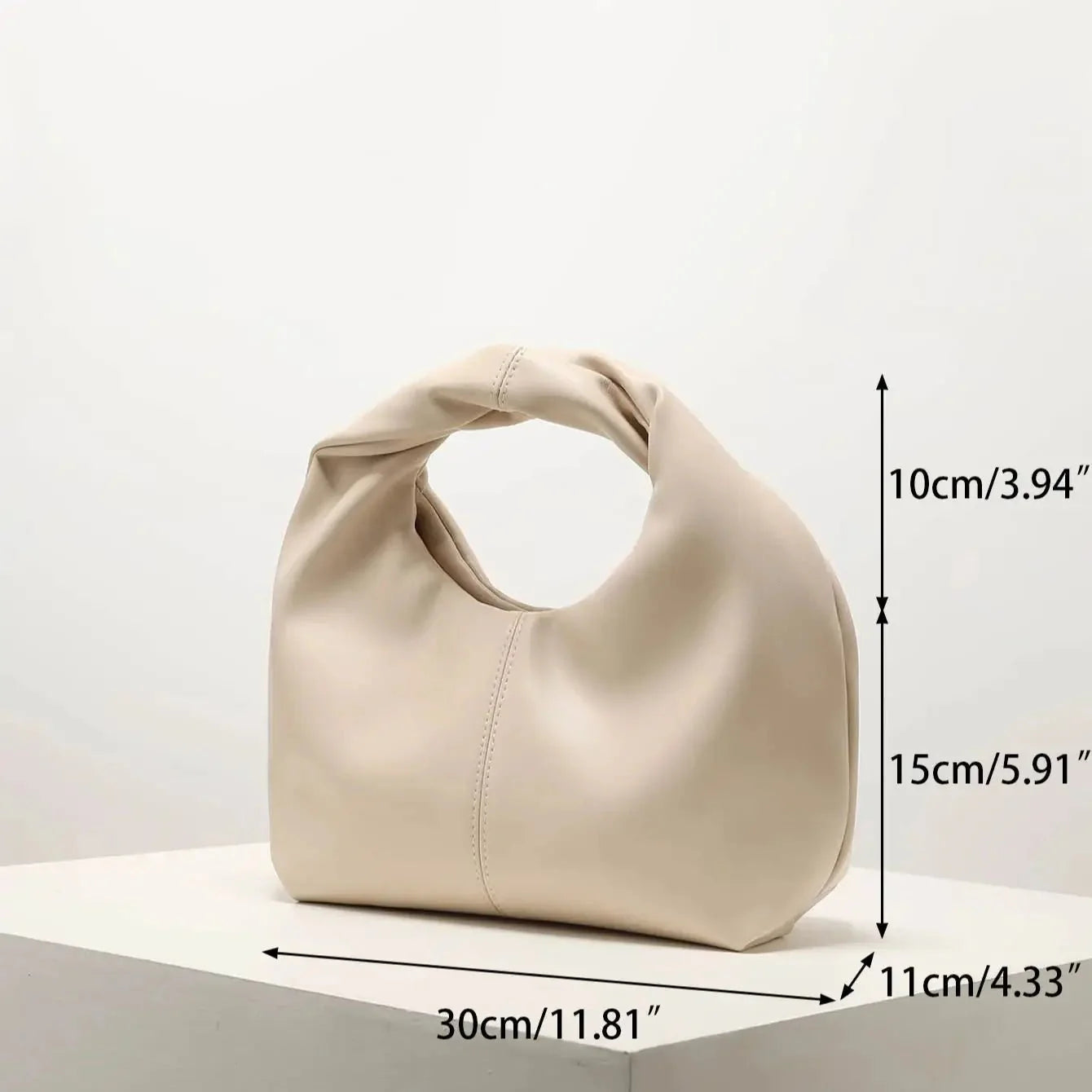 Bolso de mano de Cuero Gelyn