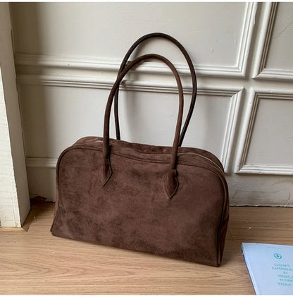 Bolso de hombro Jenny de ante
