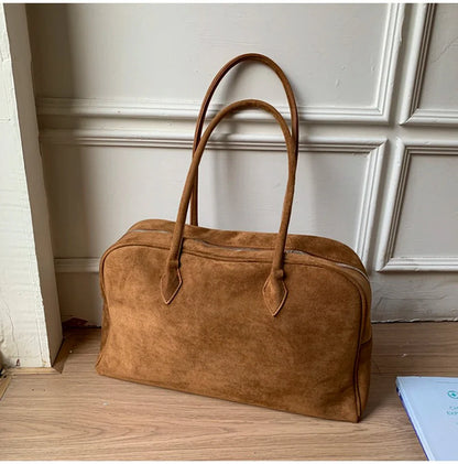 Bolso de hombro Jenny de ante
