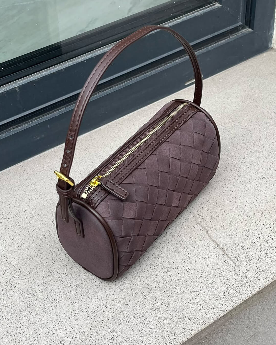 Bolso de ante tejido Jessica
