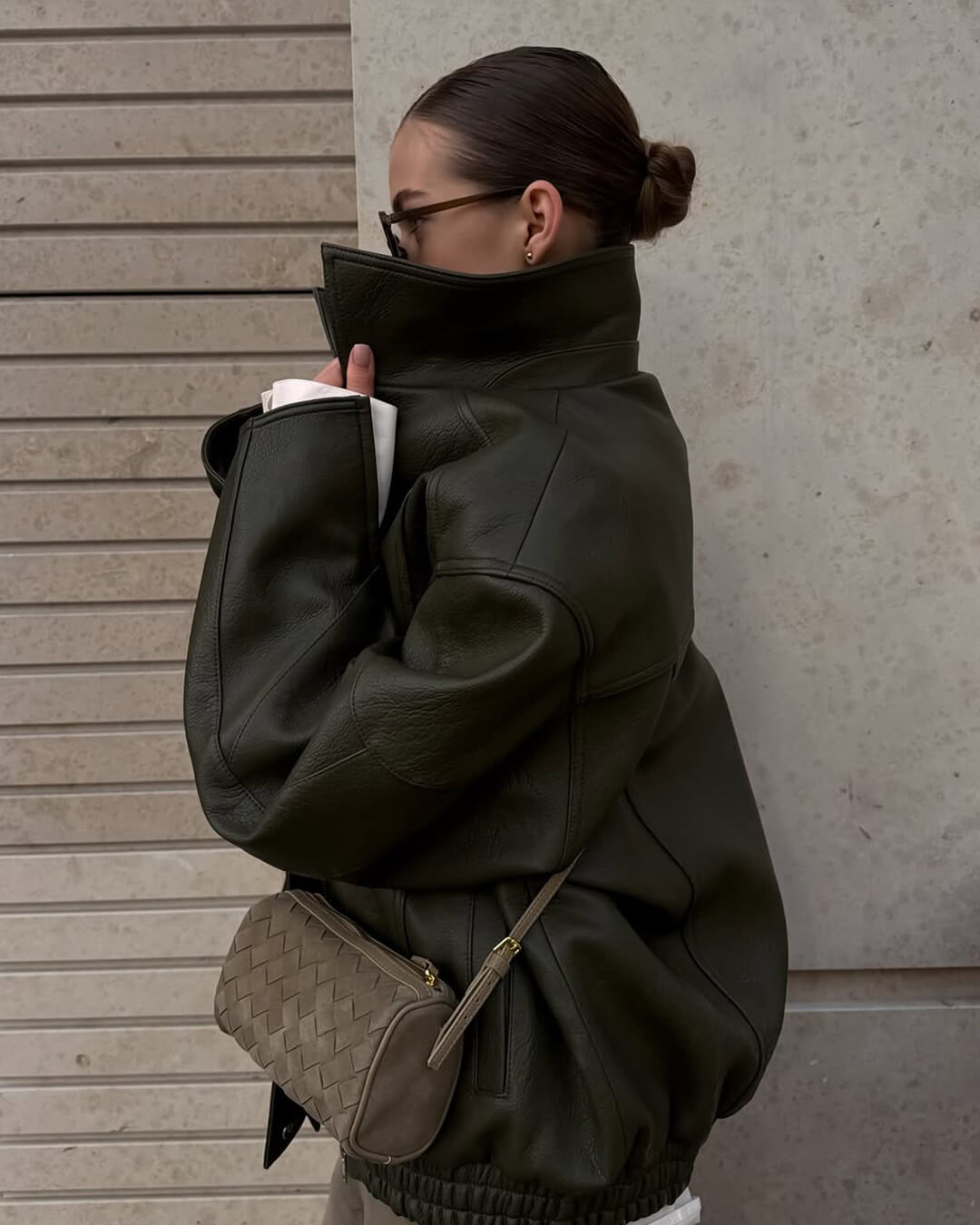 Bolso de ante tejido Jessica
