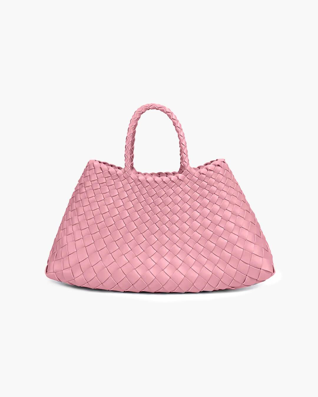 Bolso Mediano Trenzado de Cuero