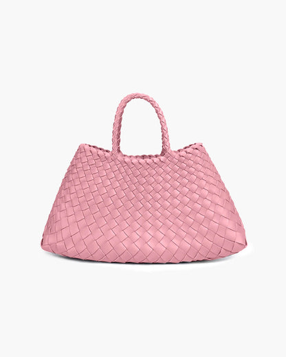 Bolso Mediano Trenzado de Cuero