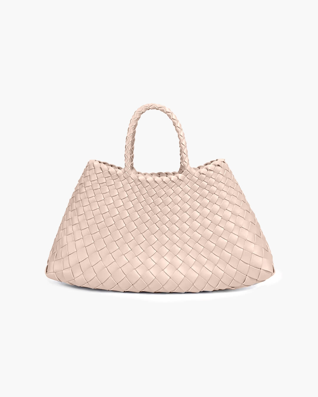 Bolso Mediano Trenzado de Cuero