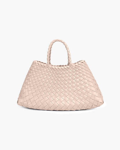 Bolso Mediano Trenzado de Cuero