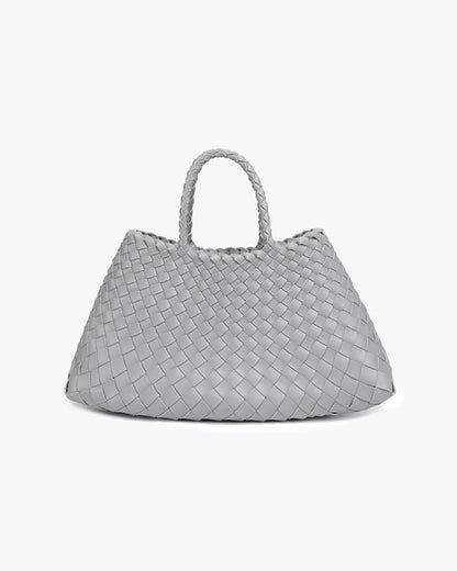 Bolso Mediano Trenzado de Cuero