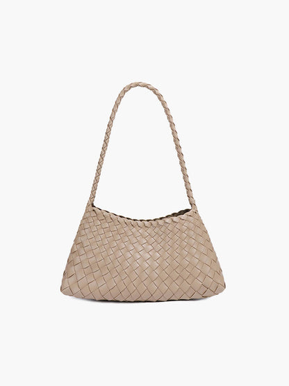Bolso pequeño tejido de cuero vegano Marissa